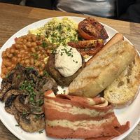 Full English breakfastt  at Eqvilibrivm Cafe in Barcelona