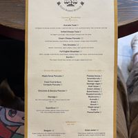 menu (september 2024)  at Eqvilibrivm Cafe in Barcelona