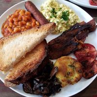English Breakfast at Eqvilibrivm Cafe in Barcelona