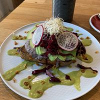 Good vegan sandwich  at Eqvilibrivm Cafe in Barcelona