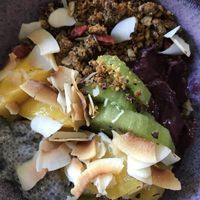 Fruit breakfast bowl at Eqvilibrivm Cafe in Barcelona