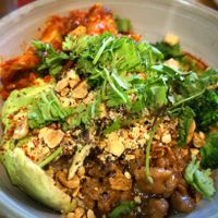 Buddha Bowl at Eqvilibrivm Cafe in Barcelona