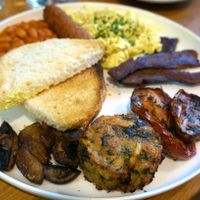 English Breakfast  at Eqvilibrivm Cafe in Barcelona