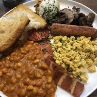 Full English breakfast  at Eqvilibrivm Cafe in Barcelona