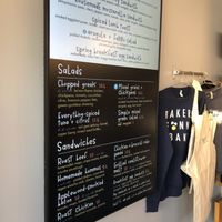 Menu at Flour Bakery + Cafe in Cambridge