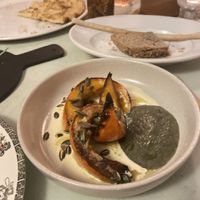 Special - Roasted Squash, cashew cheese & pumpkin seed cheese sauce 🤤 at Pisco in Vila Do Bispo