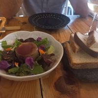 Mushroom pate with Porto reduction. at Pisco in Vila Do Bispo