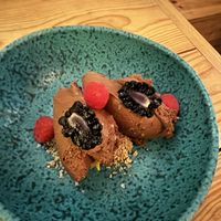 Vegan chocolate moussee  at Pisco in Vila Do Bispo