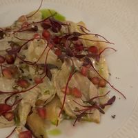 Celery cappaccio  at Pisco in Vila Do Bispo