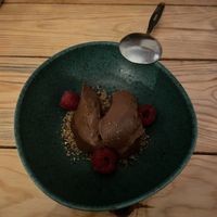 Chocolate mousse  at Pisco in Vila Do Bispo