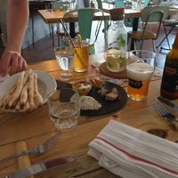 Homemade-vegan Cheese platter at Pisco in Vila Do Bispo