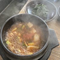 Soy bean paste soup   at Babiboyak in Jeju