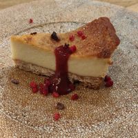 New York Cheesecake at Mumokuteki Vegan Cafe in Kyoto