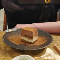 Tiramisu at Mumokuteki Vegan Cafe in Kyoto