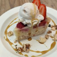 Cake at Mumokuteki Vegan Cafe in Kyoto