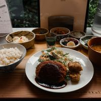   at Mumokuteki Vegan Cafe in Kyoto