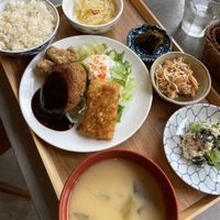 Teishoku   at Mumokuteki Vegan Cafe in Kyoto