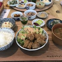 Karaage  at Mumokuteki Vegan Cafe in Kyoto