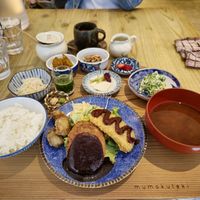 Lunch set, ¥2200 at Mumokuteki Vegan Cafe in Kyoto