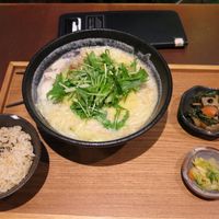 Noodles diner set at Mumokuteki Vegan Cafe in Kyoto