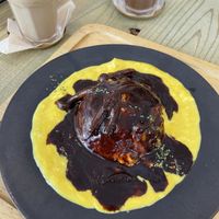 Omurice  at Mumokuteki Vegan Cafe in Kyoto