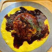 Omurice  at Mumokuteki Vegan Cafe in Kyoto