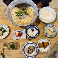 Ramen set  at Mumokuteki Vegan Cafe in Kyoto