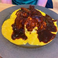 Omurice  at Mumokuteki Vegan Cafe in Kyoto