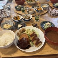 Set menu…yum!   at Mumokuteki Vegan Cafe in Kyoto