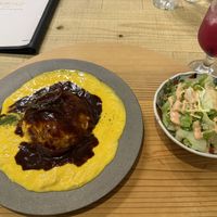 Omurice  at Mumokuteki Vegan Cafe in Kyoto