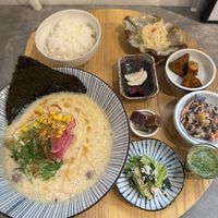 Ramen set   at Mumokuteki Vegan Cafe in Kyoto