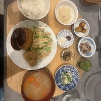 Mumokuteki set   at Mumokuteki Vegan Cafe in Kyoto