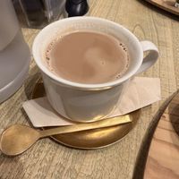 Chai latte  at Mumokuteki Vegan Cafe in Kyoto