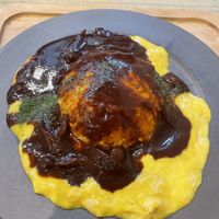 Omurice  at Mumokuteki Vegan Cafe in Kyoto