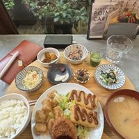   at Mumokuteki Vegan Cafe in Kyoto