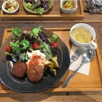 Lunch Set at Mumokuteki Vegan Cafe in Kyoto
