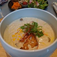 Sesame Soy Miso Ramen 😋 at Mumokuteki Vegan Cafe in Kyoto