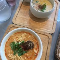 Delicious ramen  at Mumokuteki Vegan Cafe in Kyoto