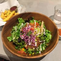 Mexican rice bowl with soy meat at Mumokuteki Vegan Cafe in Kyoto