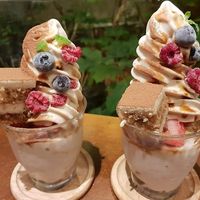 Tiramisu Parfait at Mumokuteki Vegan Cafe in Kyoto
