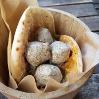 Red kiss sandwich at Green Lab - Comédie in Montpellier