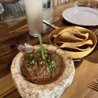 Pumpkin seed spread, delish! #Veganuary at IX CAT IK in Valladolid