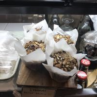 Vegan carrot muffin at Kara in Auckland