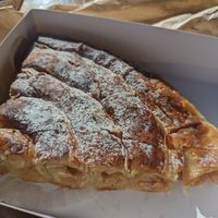 Apple strudel at Daci & Daci Bakers in Hobart