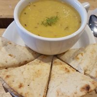 Syrian lentil soup at Livelihood in Toronto