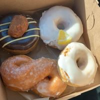 So good at Lovebirds Donuts in Kittery