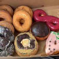 I’m drooling at Lovebirds Donuts in Kittery