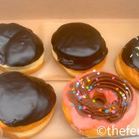 Boston Creme, The LoveFest, Chocolate Ganache   at Lovebirds Donuts in Kittery