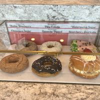 Visual Donut Menu  at Lovebirds Donuts in Kittery