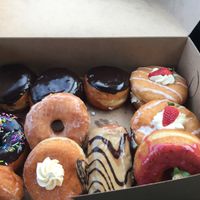 Always a new flavor to try! at Lovebirds Donuts in Kittery